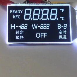 各種小家電斷碼屏開(kāi)模定制液晶顯示屏